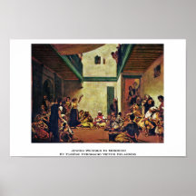 Judiskt bröllop i Marocko Print