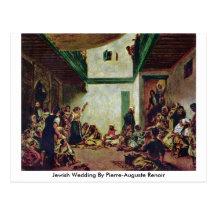 Judiskt bröllop vid Pierre-Auguste Renoir Vykort