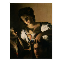 Judith med huvudet av Holofernes, 1615 Vykort