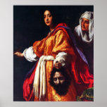 Judith med huvudet av Holofernes Posters