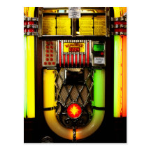 Jukebox Vykort