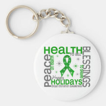 Jul 4 organdonationsnöflingor nyckelring