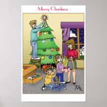 Jul för en familj posters