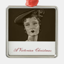Jul för en Victorian Julgranskula