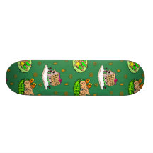 Jul - pepparkakahus & frostade kakor skate decks