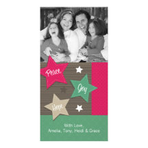 Jul Photocards - fred, glädje, hopp Fotokort