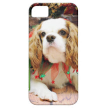 Jul - stolt Spaniel Mei Mei för kung Charles iPhone 5 Skal