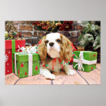 Jul - stolt Spaniel Mei Mei för kung Charles Print
