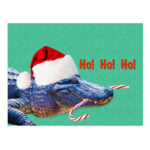Julalligatorvykort