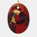 Julängel med trumpet jul dekorationer
