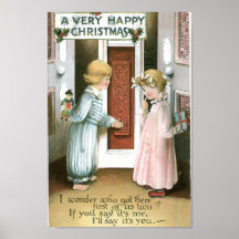 Julbarn Print