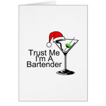 JulBartender Hälsningskort