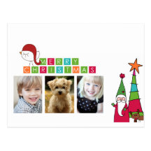 Julfotovykort