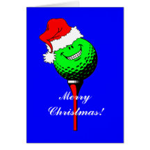Julgolf Hälsningskort