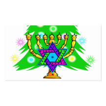 JulgranHanukkah menora Visitkort Mall