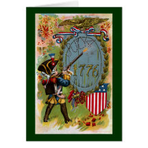 Juli 4th 1776 Minuteman Kort