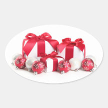 Julklappklistermärke