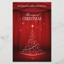 Julkonsertreklamblad Personliga Flygblad