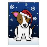Julkort för Kawaii jackRussell Terrier