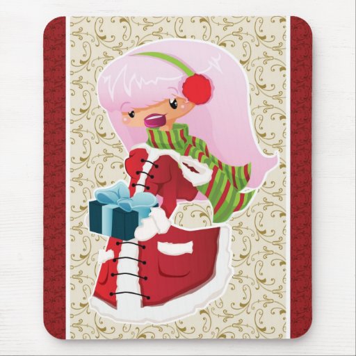 Julkort med Pinky Musmatta