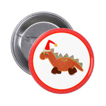 Julmagnetnyckelringar knäppas: Dino Pins