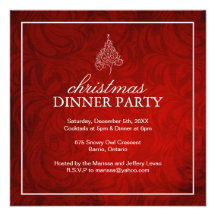 Julpartyinbjudningar