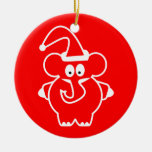 Julprydnadar: Röd elefant Julgransdekoration