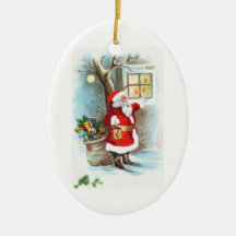 JulSanta-fönster pip Julgranskula