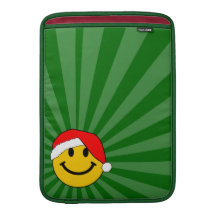 JulSanta smiley face MacBook Air Sleeve