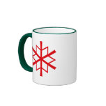 Julsnöflingor Kaffe Mugg
