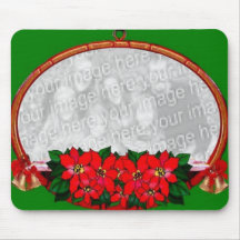 Julstjärnafotoram Mousepad Musmattor