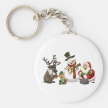 Jultillbringaremusikband Keychain Nyckel Ring