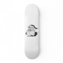 Jultomte illustration anpassad skate board