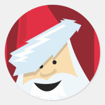 Jultomten Klistermärken