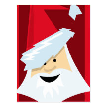 Jultomten Vykort