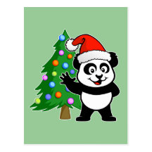 JultomtenPanda Vykort