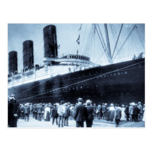 Jungfru- resa av RMS-Lusitania, 13 Septemeber 1907 Vykort