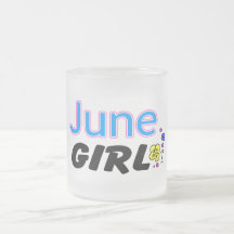 Juni flicka mugg