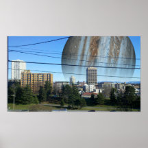 Jupiters affisch för nyaste Moon