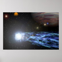 Jupiters komet affisch