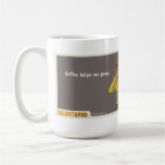 kaffe hjälper mig poopen mugg