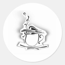 kaffe klistermärken