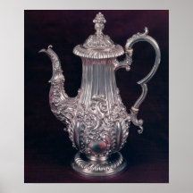 Kaffe-kruka av John Watson, Sheffield, 1818 Affischer