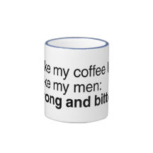Kaffe och manar: Starkt och bittert Kaffe Koppar