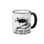 Kaffe som du kan sova, när du är död muggar