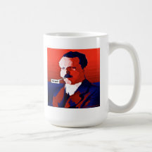 kaffe som intellektuell stimulans mugg