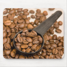 Kaffebönabakgrund Musmattor