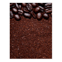 Kaffebönor - Java böna skräddarsy mallar Vykort