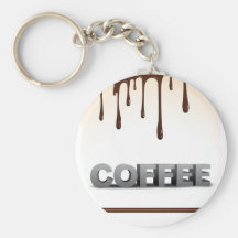 KAFFECHOKLAD DRYPER DEN SMASKIGA LÄCKRA ORDGRAFEN NYCKELRING
