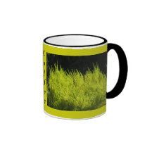 Kaffemugg - dekorativt gräs